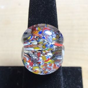 New Murano Glass Ring.